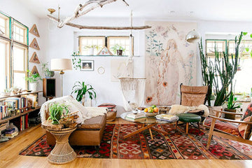 Styling Revival Ceramics in a Bohemian Space