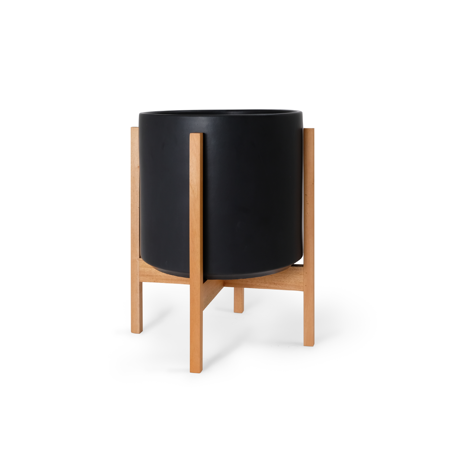 1st Generation, Solid Goods Ceramic Cylinder– With or Without Square Mahogany Stand (FINAL SALE)