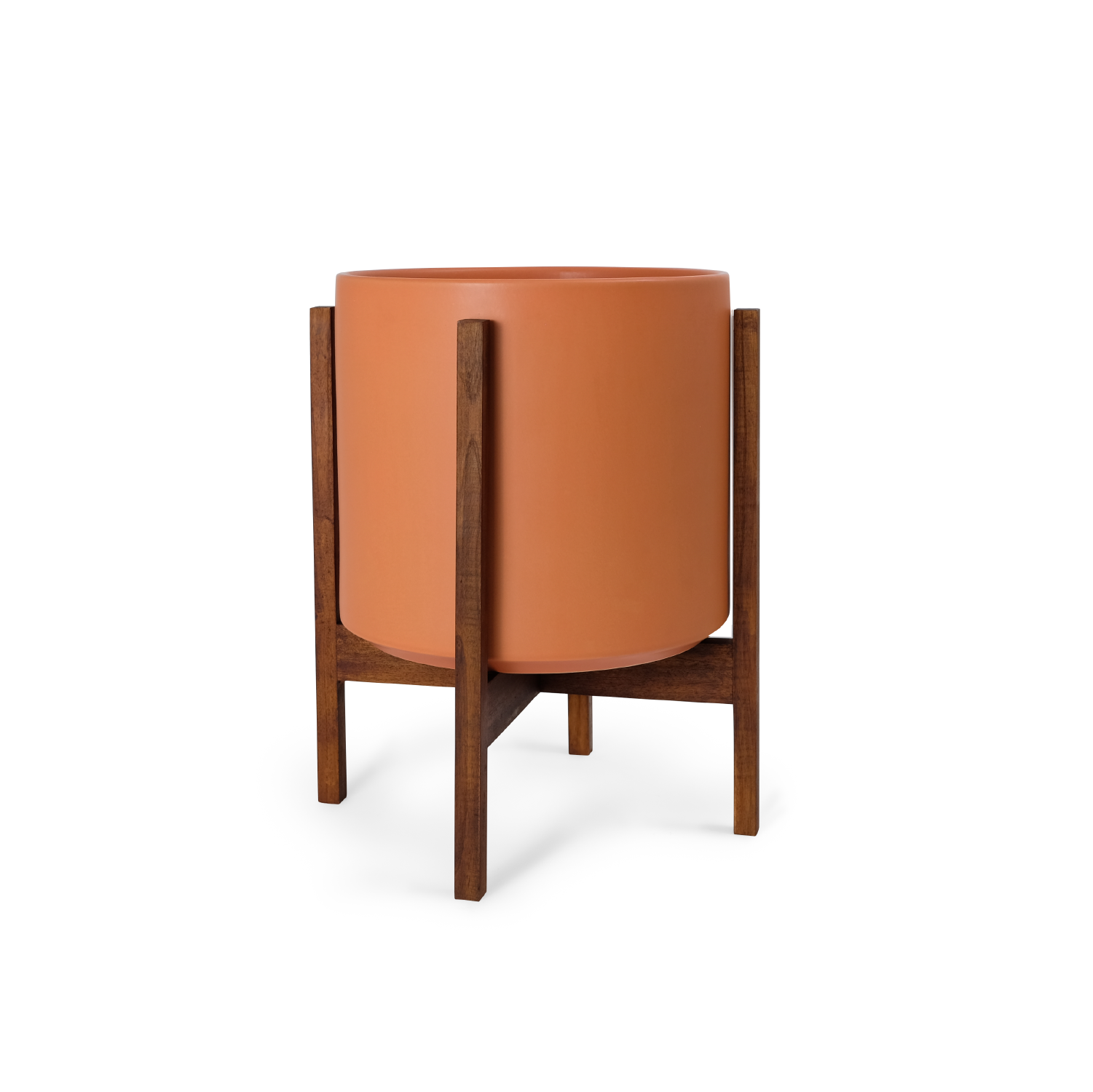 1st Generation, Solid Goods Ceramic Cylinder– With or Without Square Mahogany Stand (FINAL SALE)