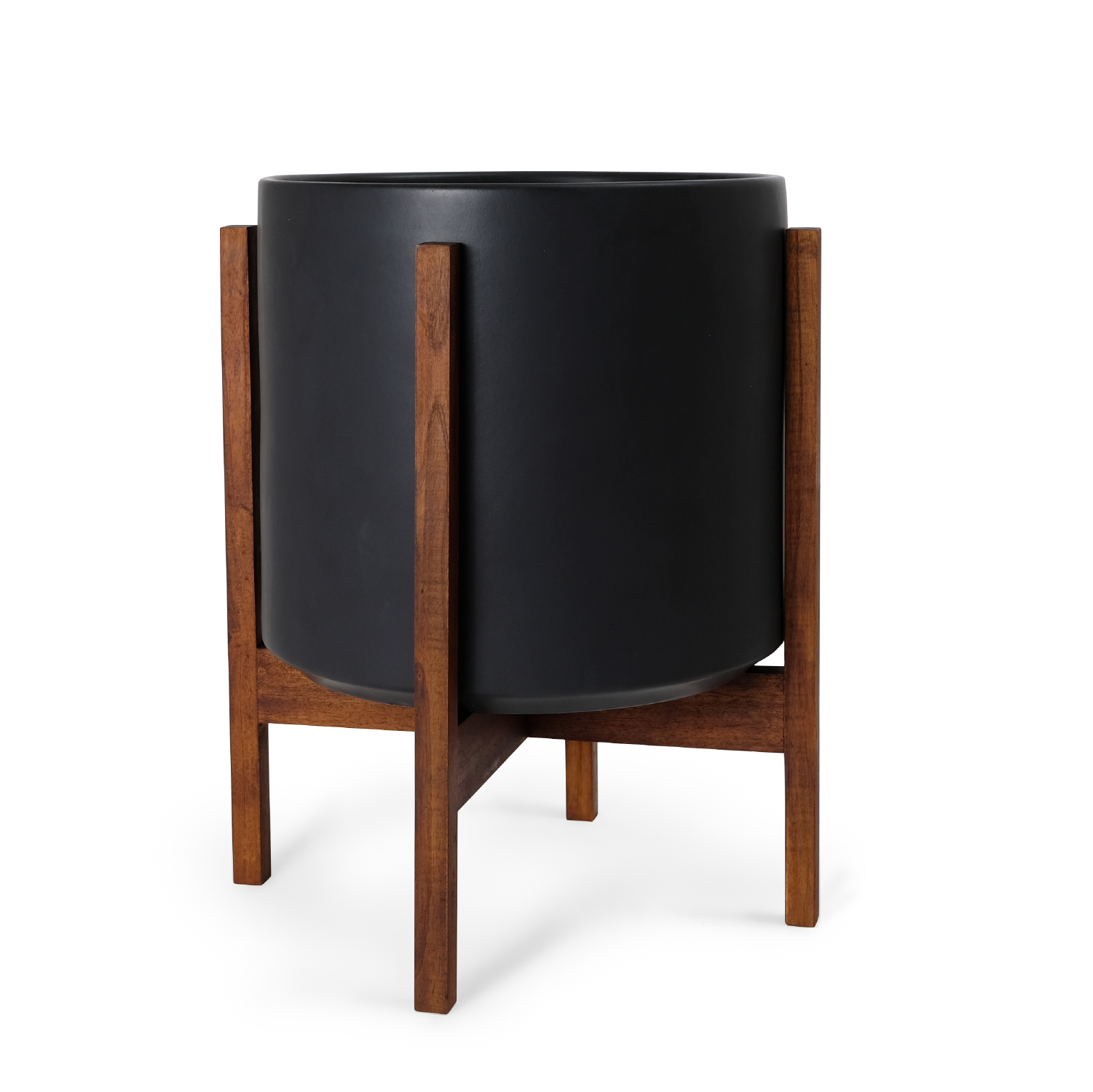 1st Generation, Solid Goods Ceramic Cylinder– With or Without Square Mahogany Stand (FINAL SALE)