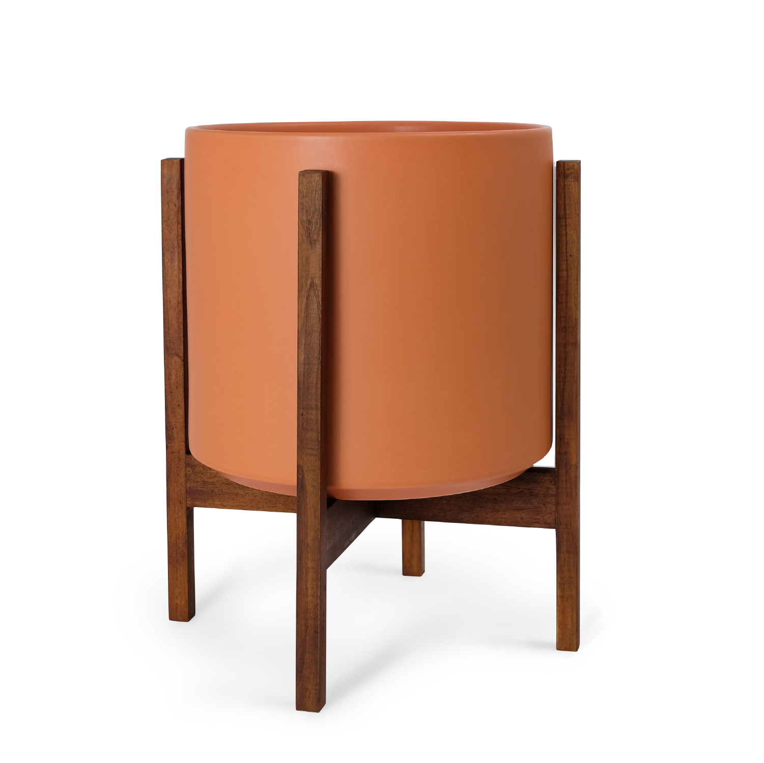 1st Generation, Solid Goods Ceramic Cylinder– With or Without Square Mahogany Stand (FINAL SALE)