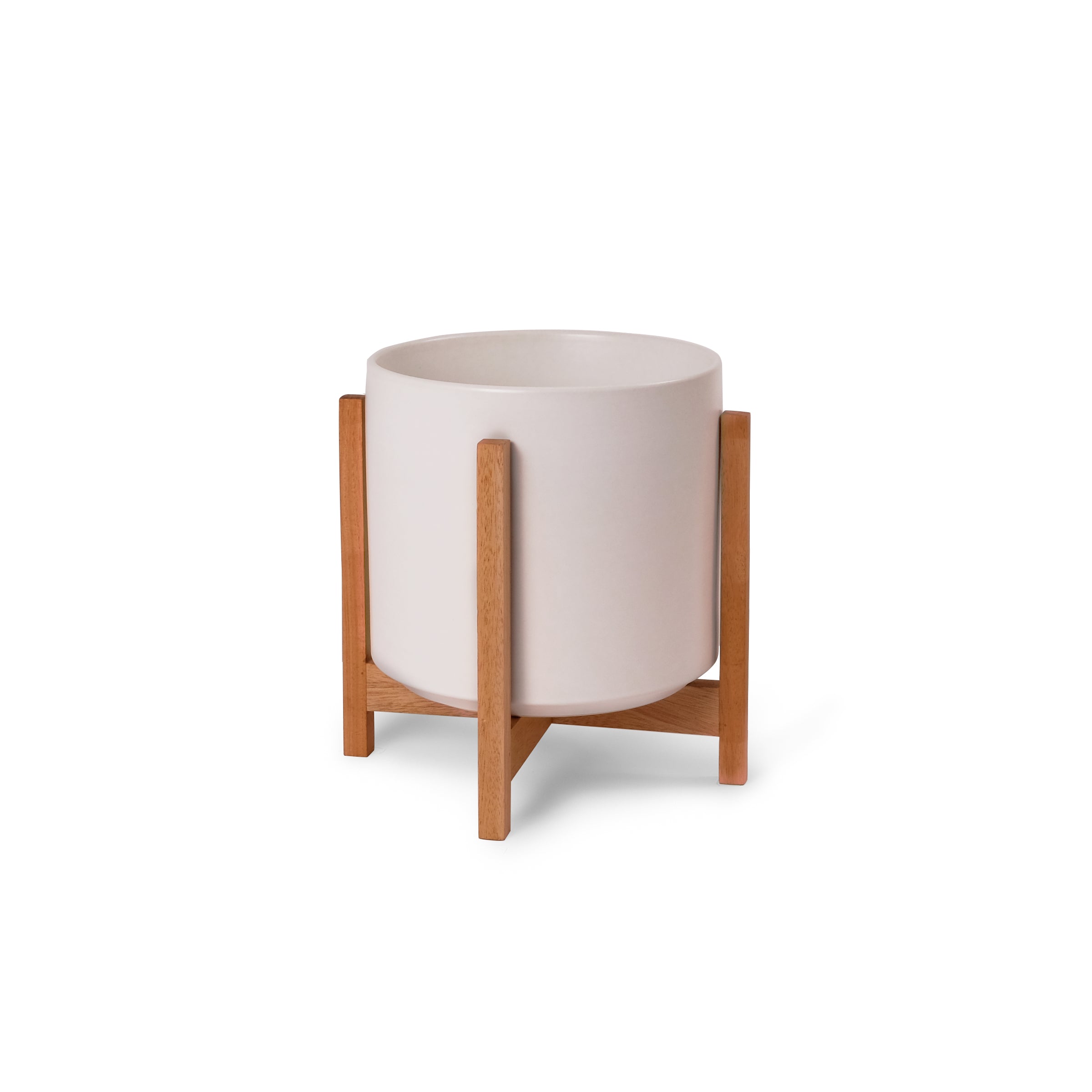1st Generation, Solid Goods Ceramic Cylinder– With or Without Square Mahogany Stand (FINAL SALE)