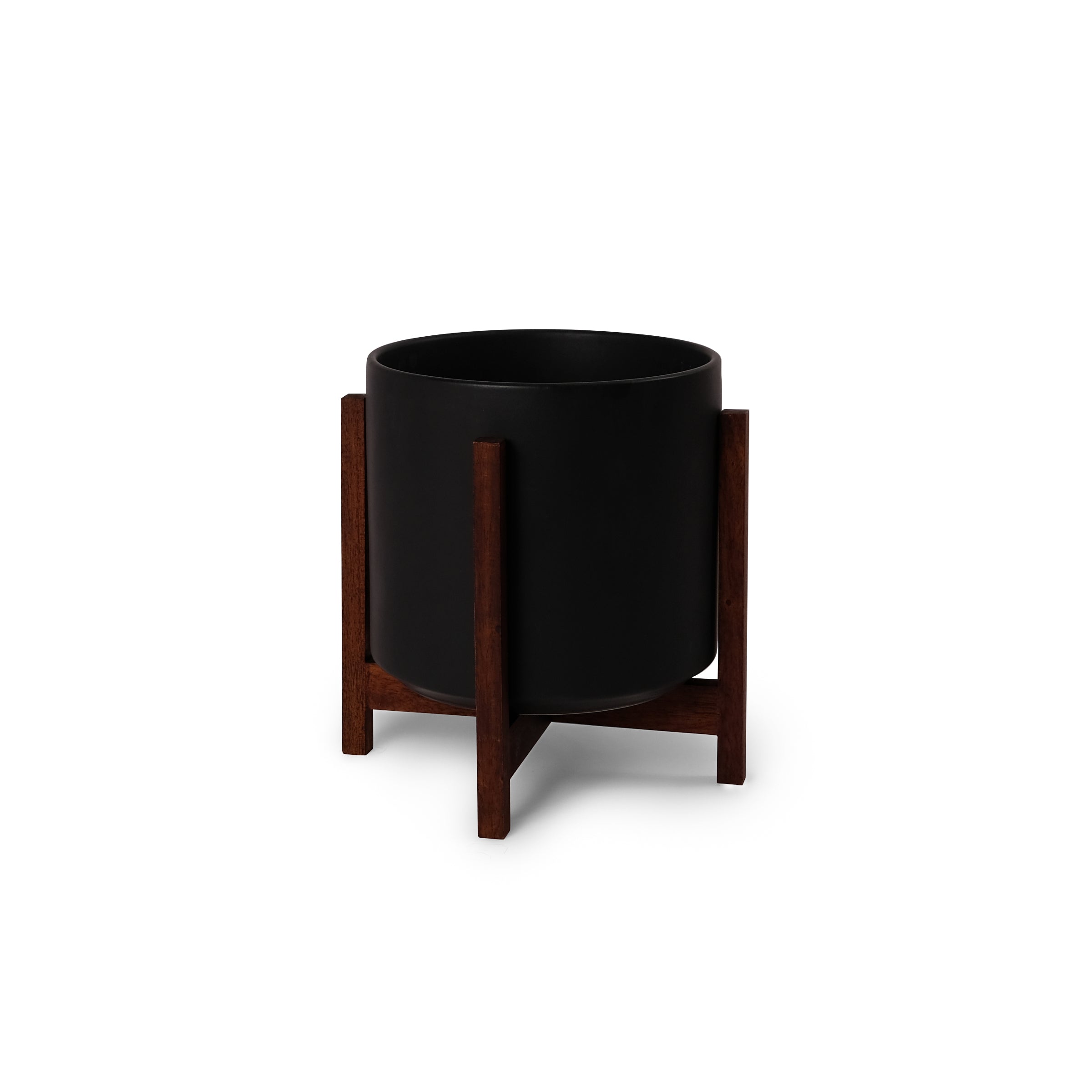 1st Generation, Solid Goods Ceramic Cylinder– With or Without Square Mahogany Stand (FINAL SALE)