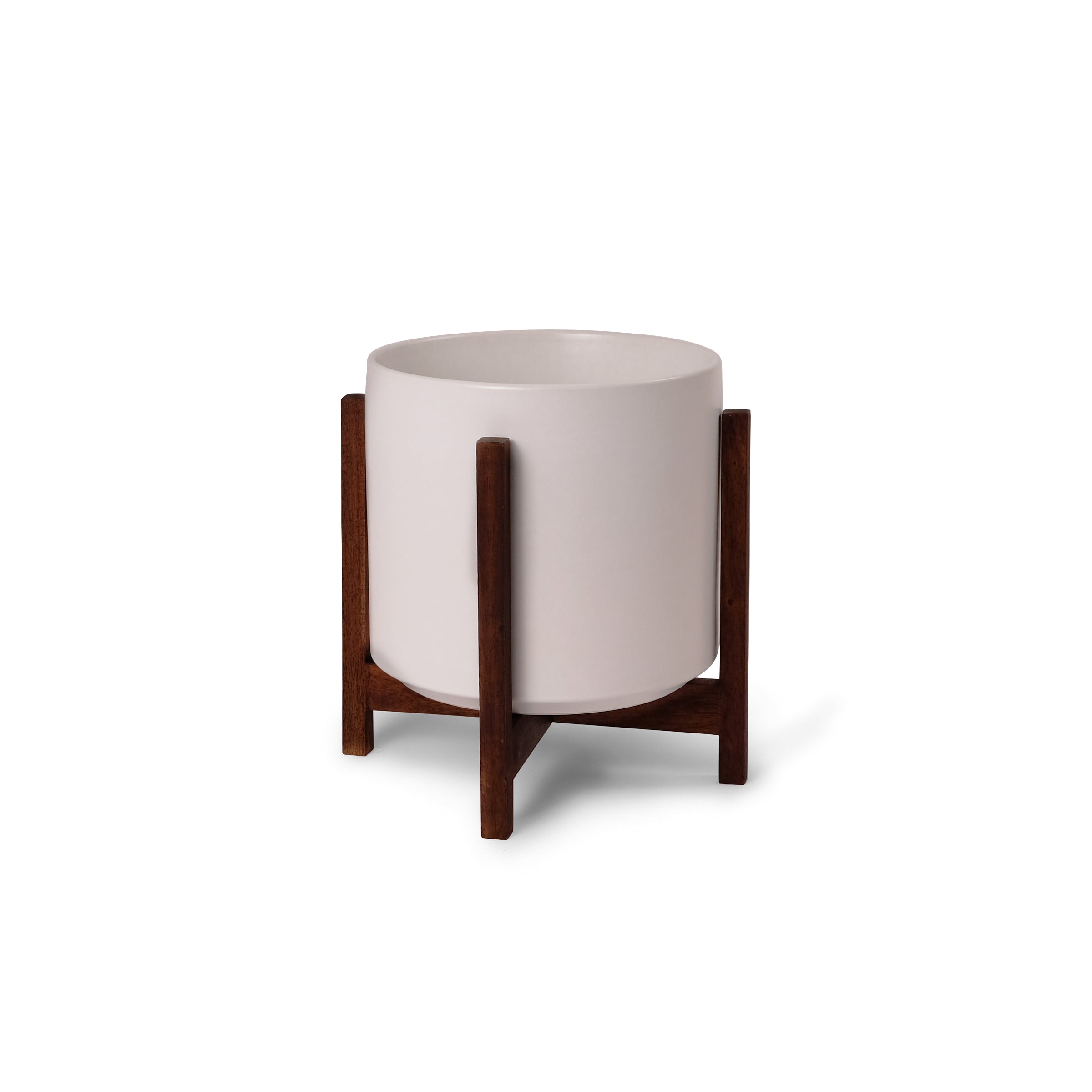 1st Generation, Solid Goods Ceramic Cylinder– With or Without Square Mahogany Stand (FINAL SALE)