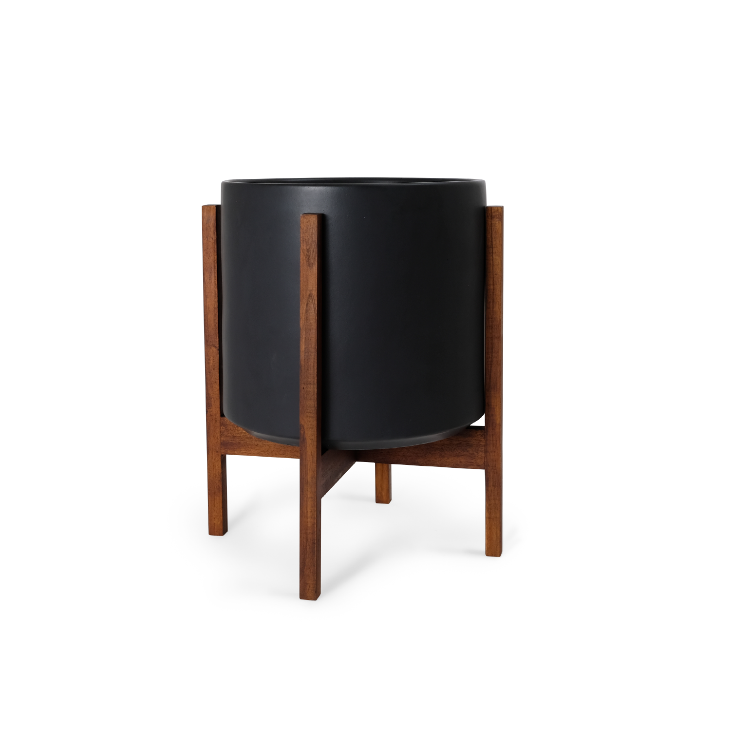 1st Generation, Solid Goods Ceramic Cylinder– With or Without Square Mahogany Stand (FINAL SALE)