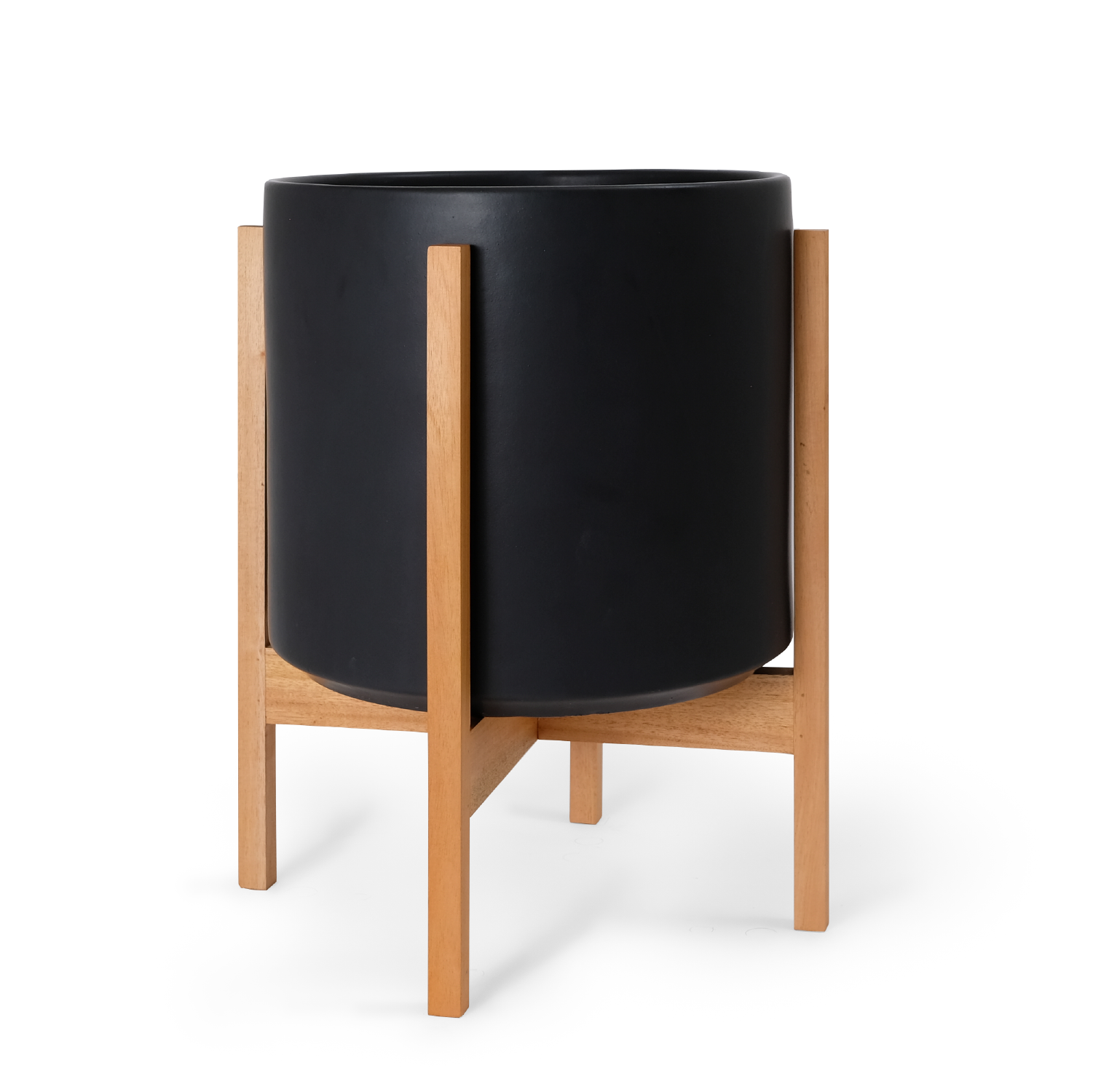 1st Generation, Solid Goods Ceramic Cylinder– With or Without Square Mahogany Stand (FINAL SALE)