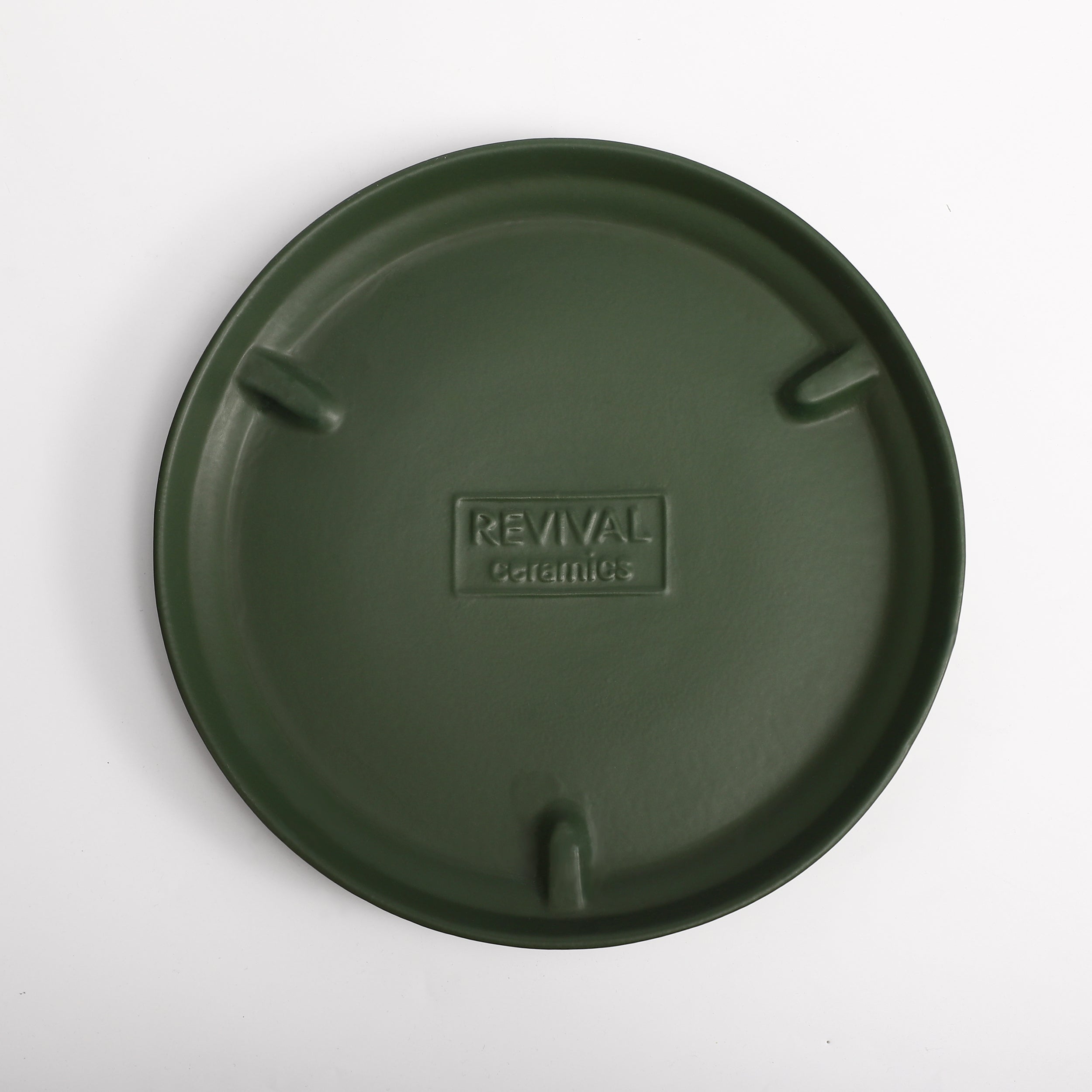 The Ceramic Cylinder Planter with Saucer, 2nd Generation