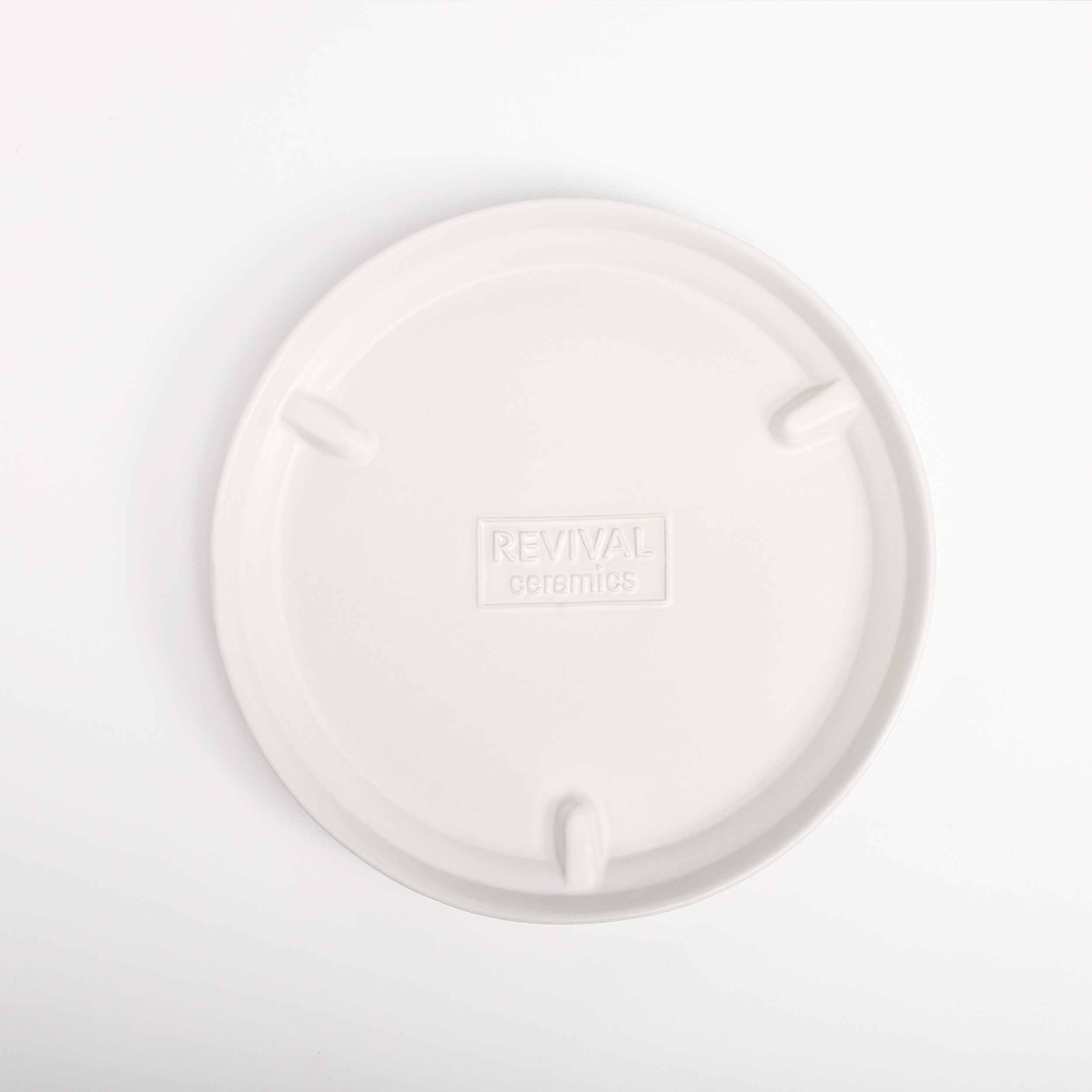 The Ceramic Cylinder Planter with Saucer, 2nd Generation