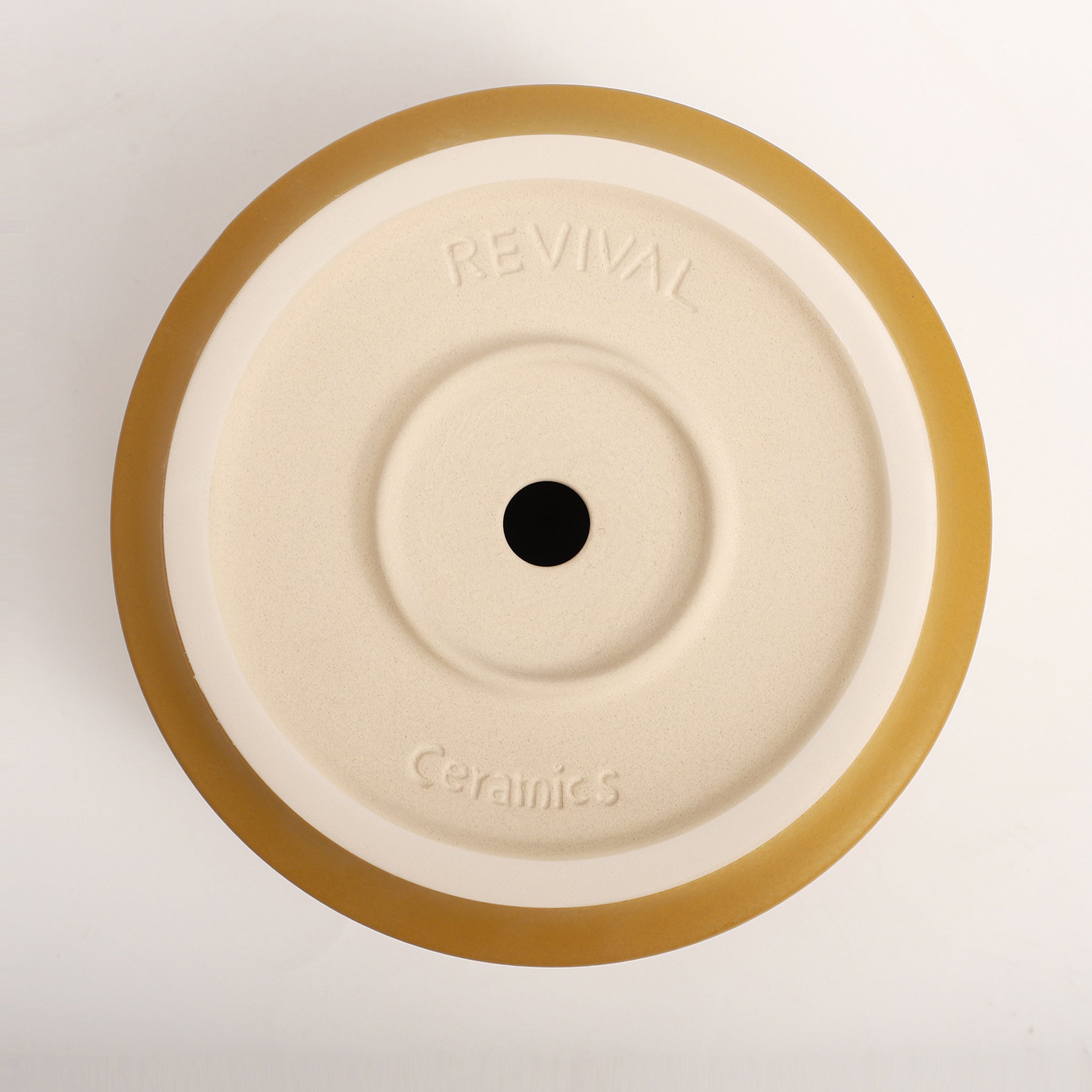 The Ceramic Cylinder Planter with Saucer, 2nd Generation