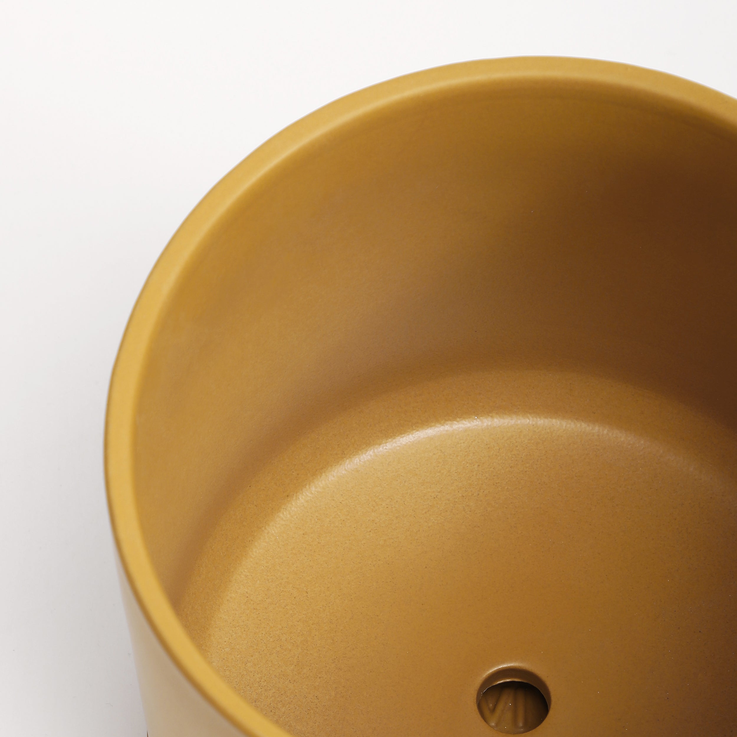 The Ceramic Cylinder Planter with Saucer, 2nd Generation