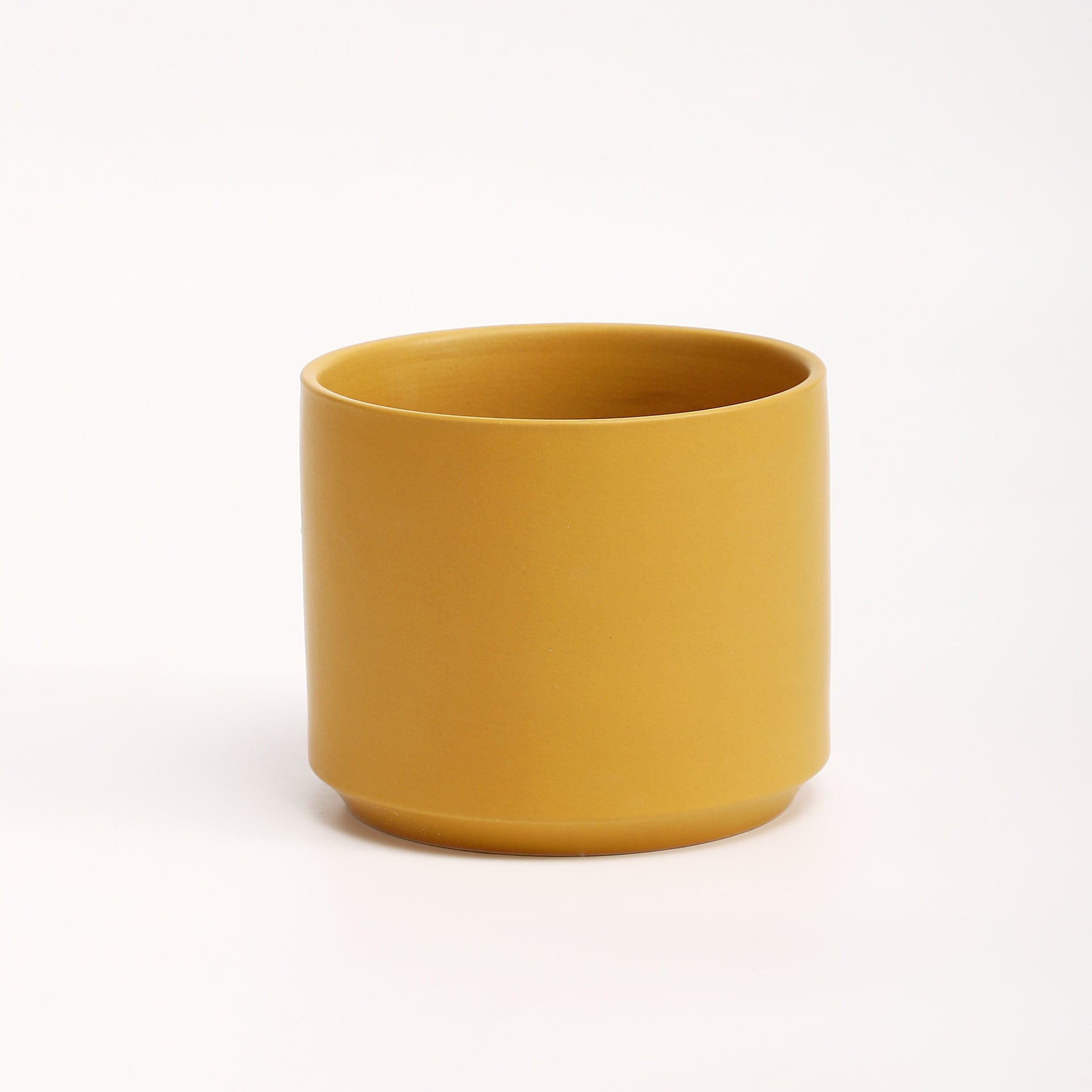 small yellow plant pot The Ceramic Cylinder Planter, 2nd Generation