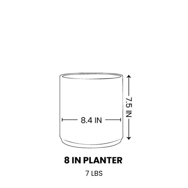 Line drawing for 8 Inch / Black