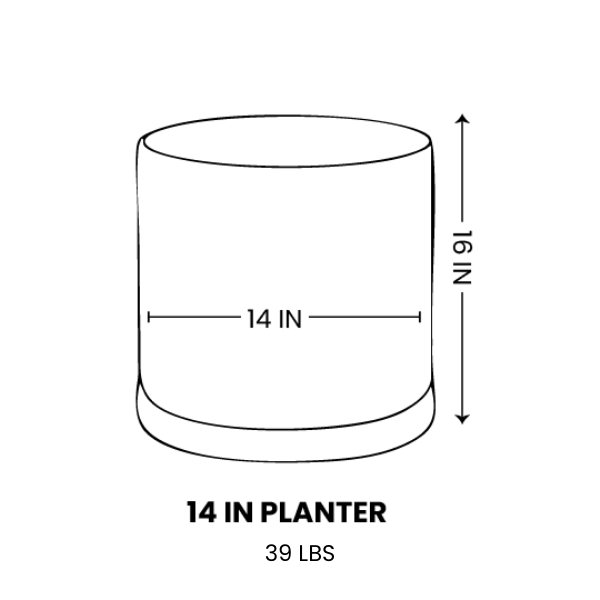 Line drawing for 14 Inch / Black