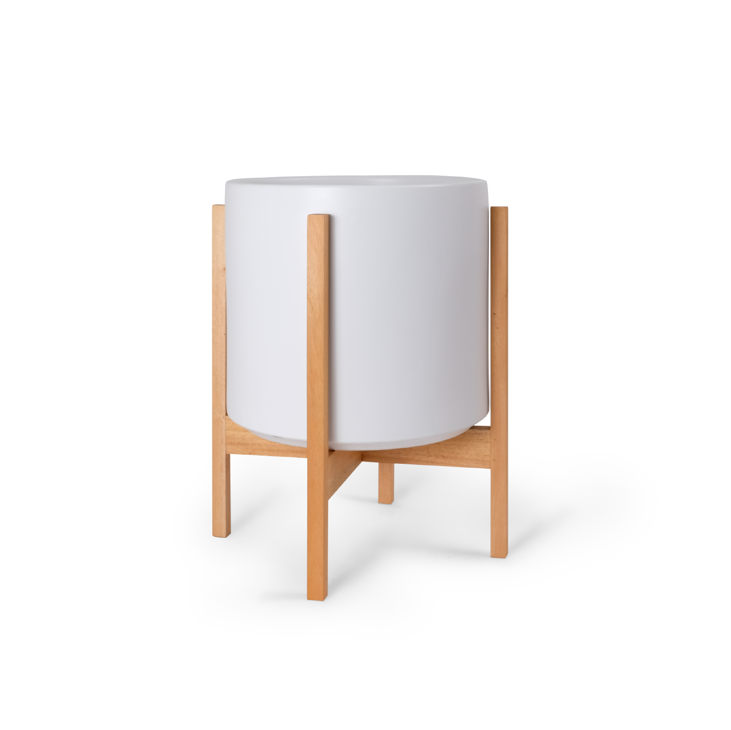 1st Generation, Solid Goods Ceramic Cylinder– With or Without Square Mahogany Stand (FINAL SALE)