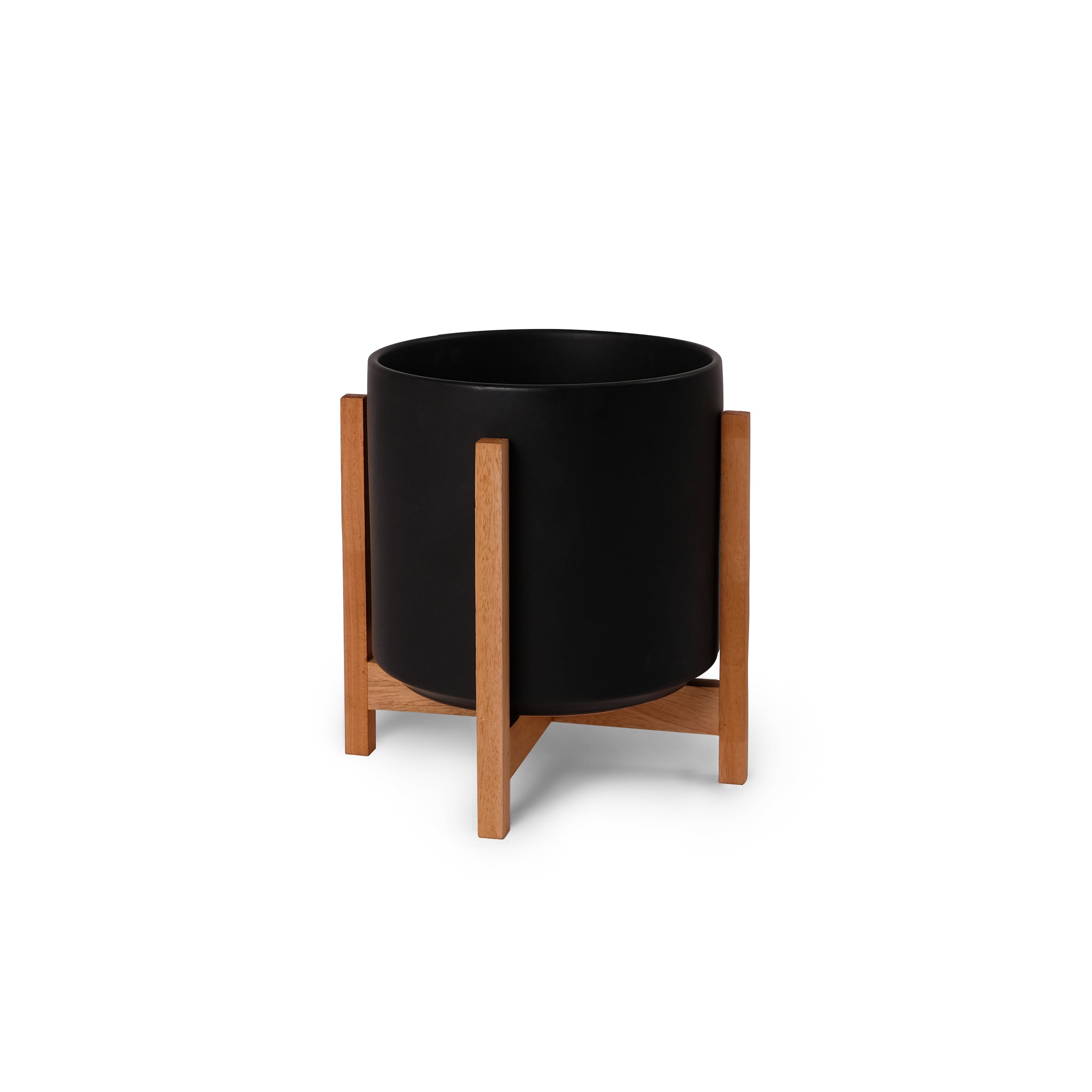 1st Generation, Solid Goods Ceramic Cylinder– With or Without Square Mahogany Stand (FINAL SALE)