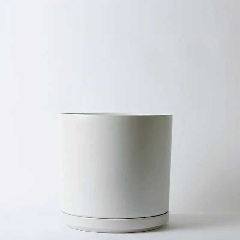 White 15 inch cylindrical object on a white background