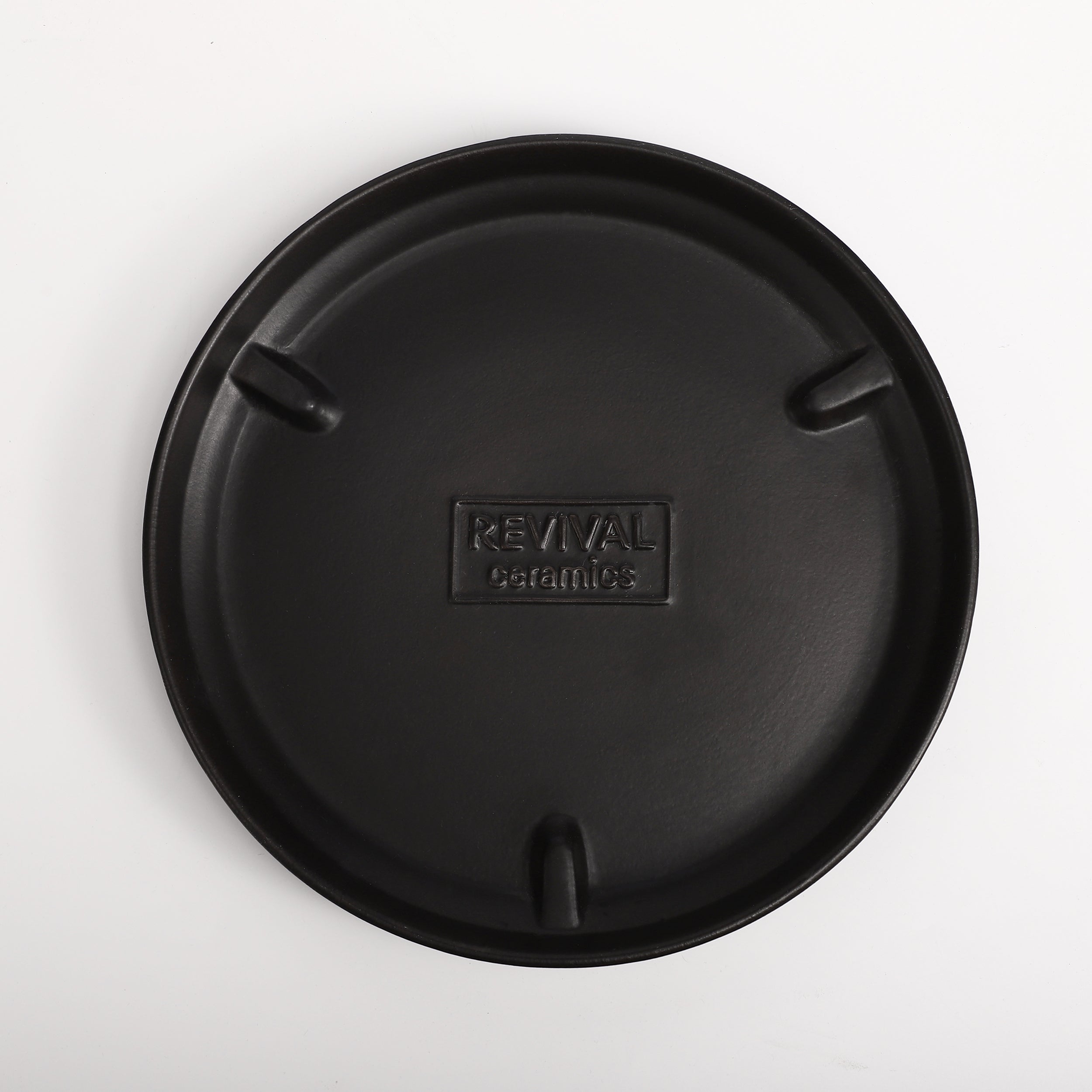 The Ceramic Cylinder Planter with Saucer, 2nd Generation