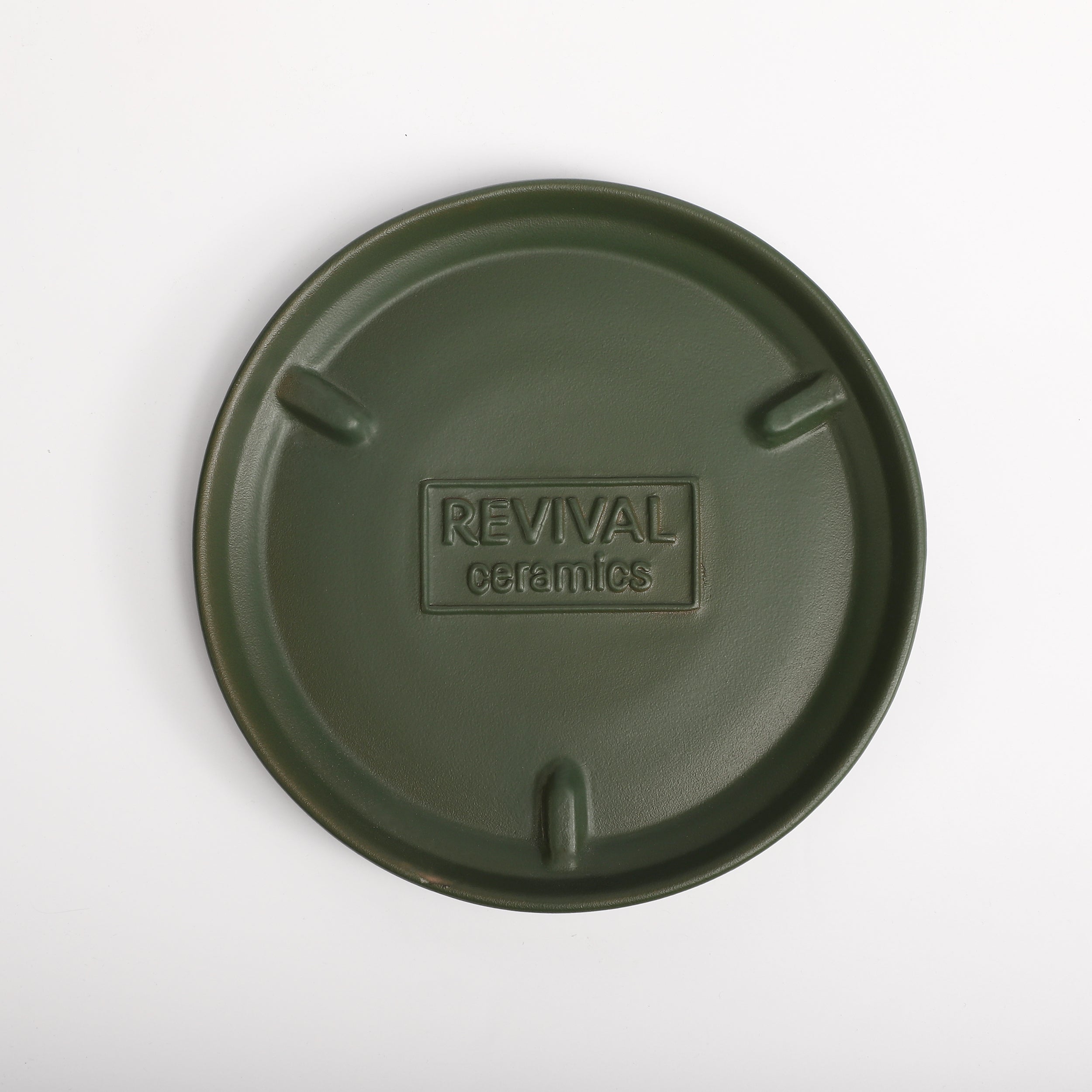 The Ceramic Cylinder Planter with Saucer, 2nd Generation