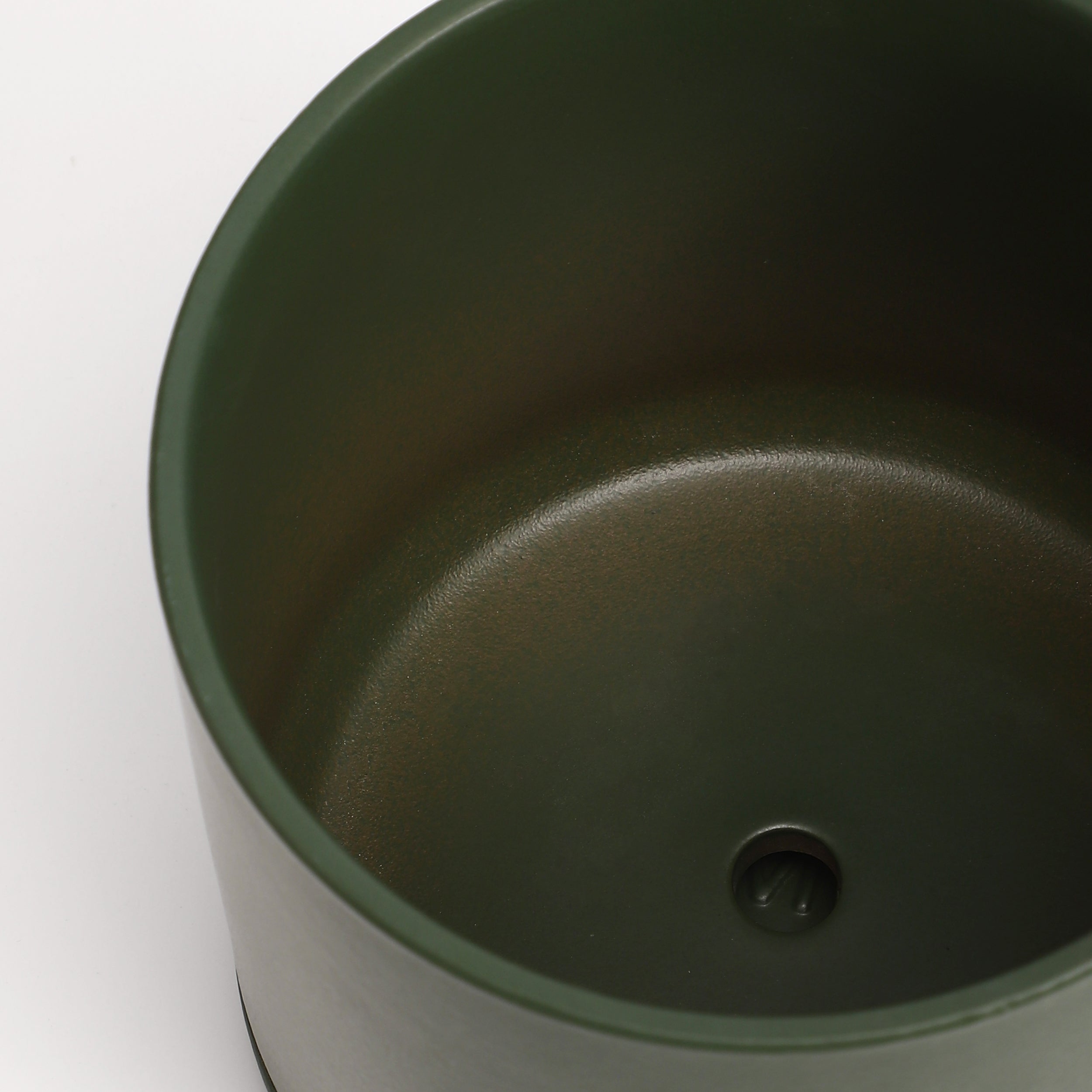 The Ceramic Cylinder Planter with Saucer, 2nd Generation